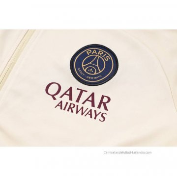 Chandal de Chaqueta del Paris Saint-Germain 2023-2024 Albaricoque
