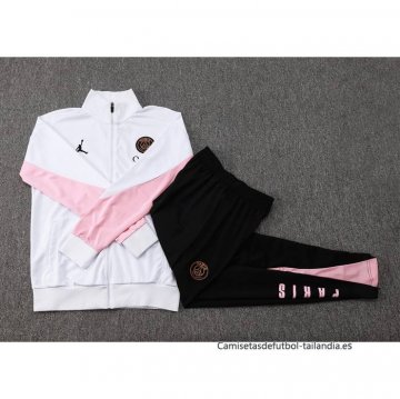 Chandal de Chaqueta del Paris Saint-Germain Jordan 2024-2025 Blanco