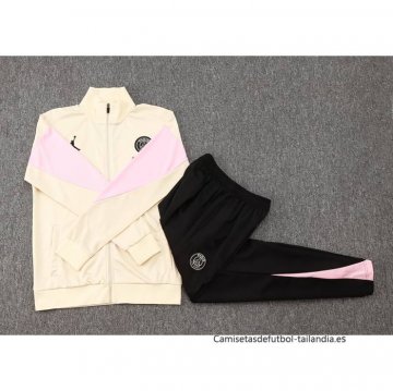 Chandal de Chaqueta del Paris Saint-Germain Jordan Nino 2024-2025 Amarillo