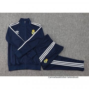 Chandal de Chaqueta del Real Madrid 2024-2025 Azul
