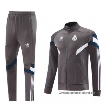 Chandal de Chaqueta del Real Madrid 2024-2025 Gris