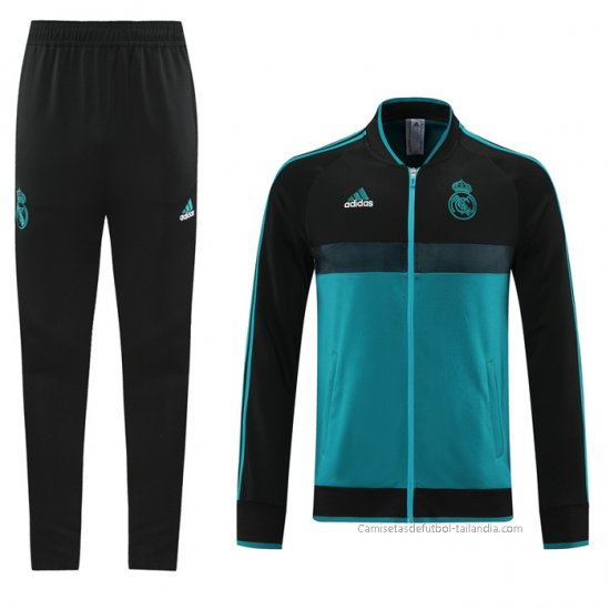 Chandal de Chaqueta del Real Madrid 2021-2022 Azul y Negro - Haga un click en la imagen para cerrar