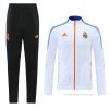 Chandal de Chaqueta del Real Madrid 2021-2022 Blanco Chandal de Chaqueta del Real Madrid 2021-2022 Blanco