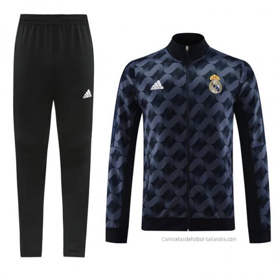 Chandal de Chaqueta del Real Madrid 2023-2024 Azul Oscuro - Haga un click en la imagen para cerrar