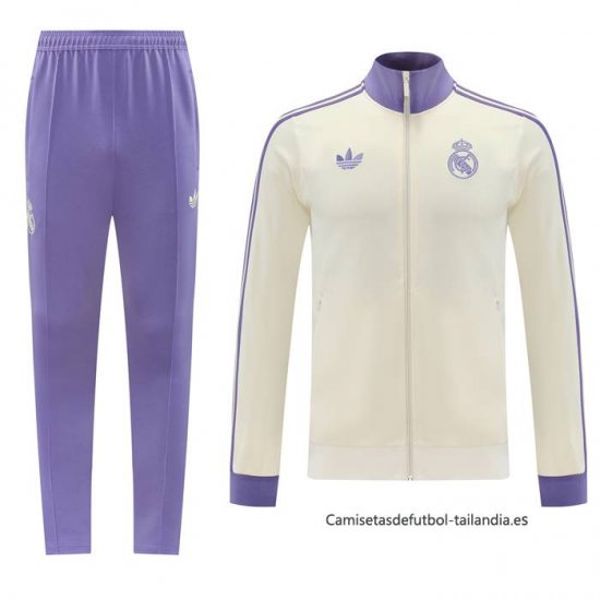 Chandal de Chaqueta del Real Madrid 2024-2025 Amarillo - Haga un click en la imagen para cerrar