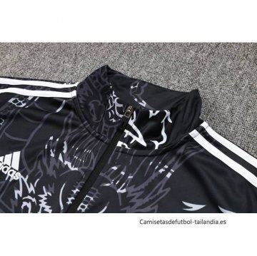 Chandal de Chaqueta del Real Madrid Dragon 2024-2025 Negro