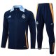Chandal de Chaqueta del Real Madrid Nino 2024-2025 Azul Oscuro