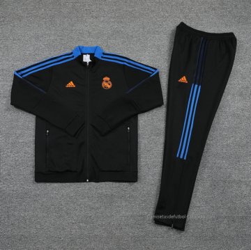 Chandal de Chaqueta del Real Madrid Nino 2021-2022 Negro