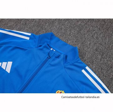 Chandal de Chaqueta del Real Madrid Nino 2025-2026 Azul Claro