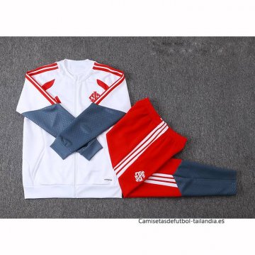 Chandal de Chaqueta del SC Internacional Nino 2026-2027 Blanco