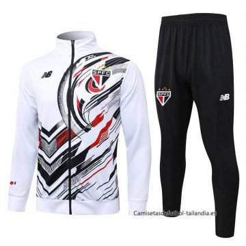 Chandal de Chaqueta del Sao Paulo 2025-2026 Blanco Chandal de Chaqueta del Sao Paulo 2025-2026 Blanco