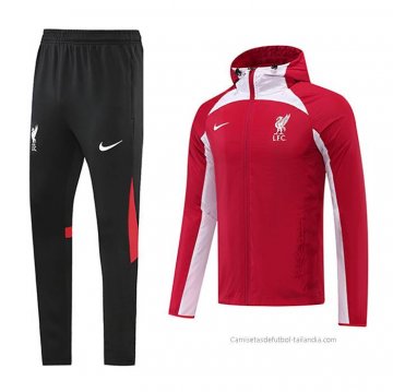 Chandal de Rompevientos del Liverpool 2022-2023 Rojo Chandal de Rompevientos del Liverpool 2022-2023 Rojo