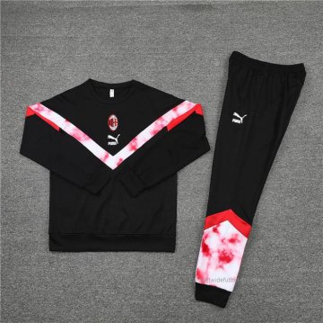Chandal de Sudadera del AC Milan 2022 Negro