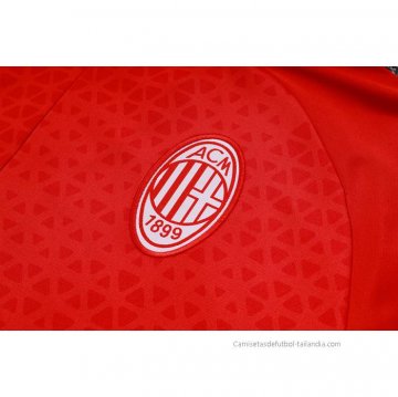 Chandal de Sudadera del AC Milan 2023-2024 Rojo