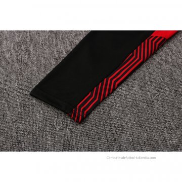 Chandal de Sudadera del AC Milan 2021-2022 Negro