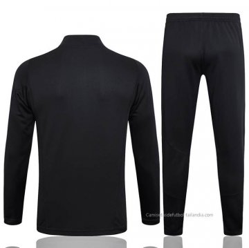 Chandal de Sudadera del Argelia 2023-2024 Negro