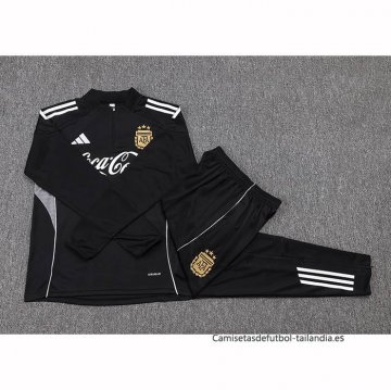 Chandal de Sudadera del Argentina Nino 2025-2026 Negro