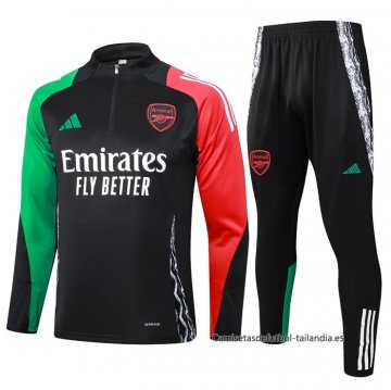 Chandal de Sudadera del Arsenal 2024-2025 Negro Chandal de Sudadera del Arsenal 2024-2025 Negro