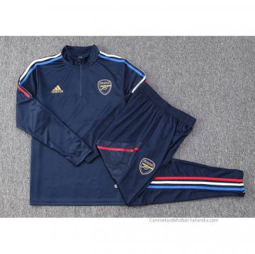 Chandal de Sudadera del Arsenal 2023-2024 Azul