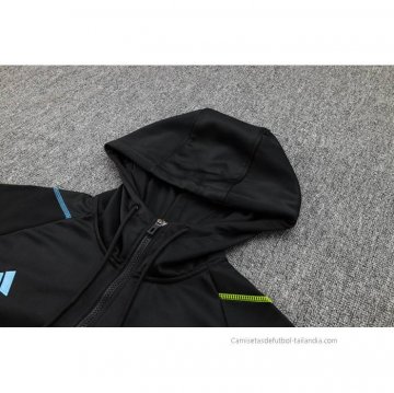 Chandal de Sudadera del Arsenal 2023-2024 Negro y Verde