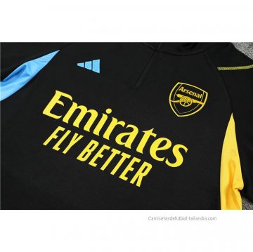 Chandal de Sudadera del Arsenal Nino 2023-2024 Negro