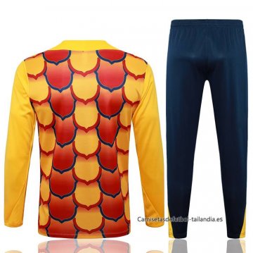 Chandal de Sudadera del Barcelona 2024-2025 Amarillo