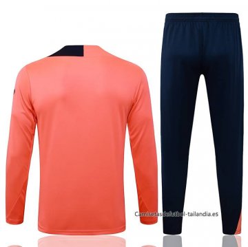 Chandal de Sudadera del Barcelona 2025-2026 Naranja