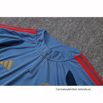 Chandal de Sudadera del Bayern Munich Nino 2026-2027 Azul Gris