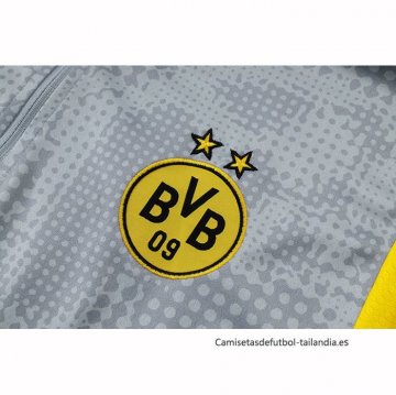 Chandal de Sudadera del Borussia Dortmund Nino 2025-2026 Gris