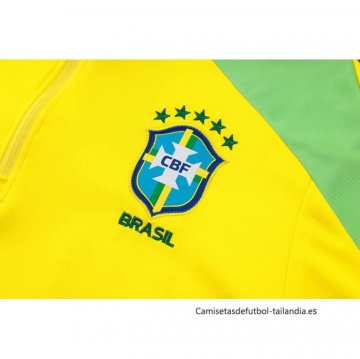 Chandal de Sudadera del Brasil 2024-2025 Amarillo