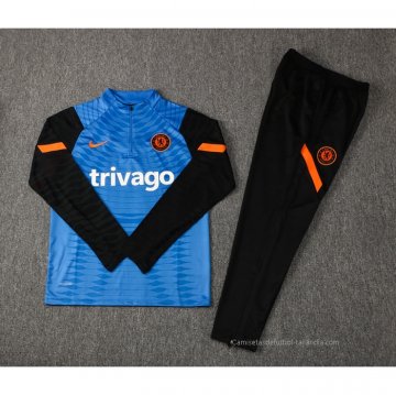 Chandal de Sudadera del Chelsea 2021-2022 Azul