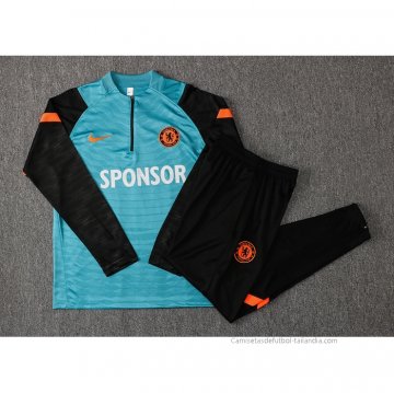 Chandal de Sudadera del Chelsea 2021-2022 Verde