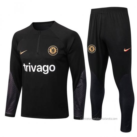Chandal de Sudadera del Chelsea 2022-2023 Negro - Haga un click en la imagen para cerrar