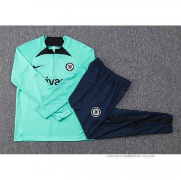 Chandal de Sudadera del Chelsea 2022-2023 Verde