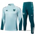 Chandal de Sudadera del Cruzeiro Nino 2024-2025 Verde