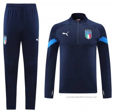 Chandal de Sudadera del Italia 2022-2023 Azul Chandal de Sudadera del Italia 2022-2023 Azul