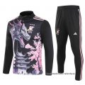 Chandal de Sudadera del Japon Dragon Nino 2024-2025 Negro y Rosa