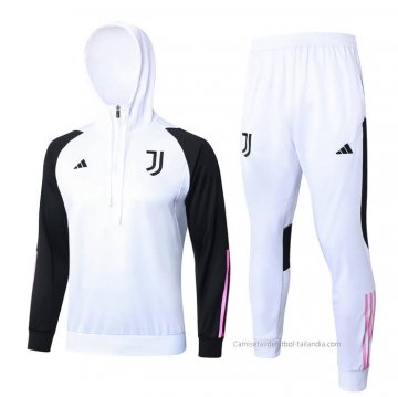 Chandal de Sudadera del Juventus Nino 2023-2024 Blanco y Negro Chandal de Sudadera del Juventus Nino 2023-2024 Blanco y Negro