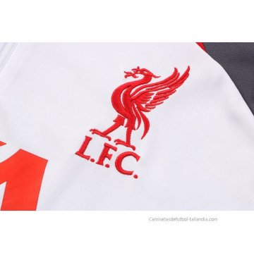 Chandal de Sudadera del Liverpool 2022-2023 Blanco