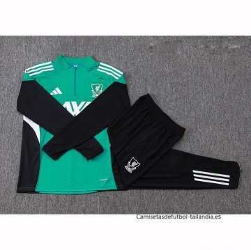 Chandal de Sudadera del Liverpool 2025-2026 Verde Negro