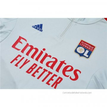 Chandal de Sudadera del Lyon 2022-2023 Gris