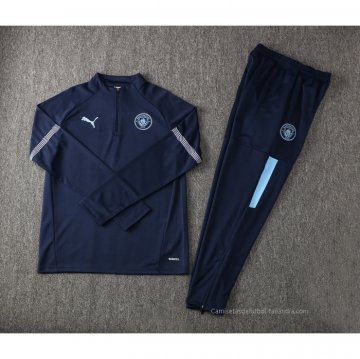 Chandal de Sudadera del Manchester City 2021-2022 Azul