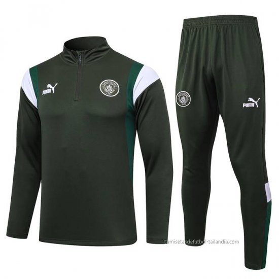 Chandal de Sudadera del Manchester City 2023-2024 Verde - Haga un click en la imagen para cerrar