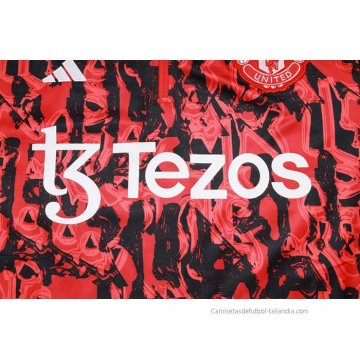 Chandal de Sudadera del Manchester United 2023-2024 Rojo