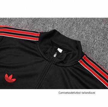 Chandal de Sudadera del Manchester United 2025-2026 Negro
