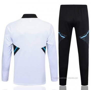 Chandal de Sudadera del Manchester United Nino 2023-2024 Blanco
