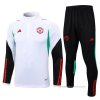 Chandal de Sudadera del Manchester United Nino 2023-2024 Blanco Chandal de Sudadera del Manchester United Nino 2023-2024 Blanco