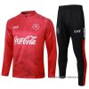 Chandal de Sudadera del Napoli Nino 2024-2025 Rojo Chandal de Sudadera del Napoli Nino 2024-2025 Rojo
