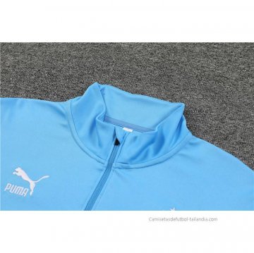 Chandal de Sudadera del Olympique Marsella 2023-2024 Azul