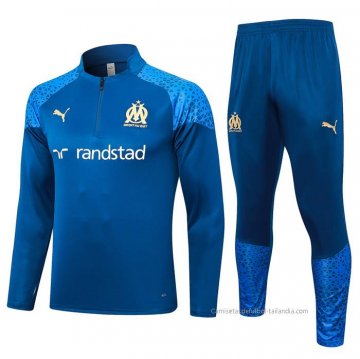 Chandal de Sudadera del Olympique Marsella Nino 2023-2024 Azul Chandal de Sudadera del Olympique Marsella Nino 2023-2024 Azul